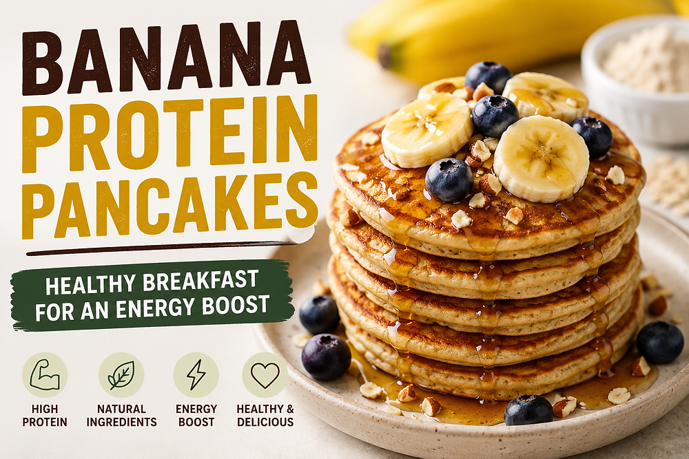 Banana Protein Pancakes: Healthy Breakfast for an Energy Boost