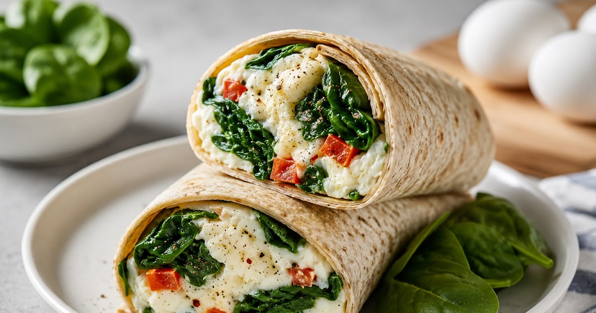 Why Fitness Lovers Prefer an Egg White Spinach Wrap